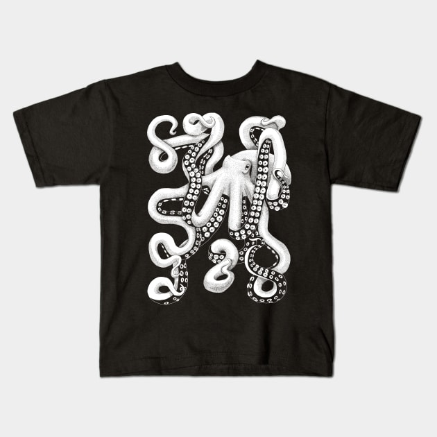 Octopus Kids T-Shirt by GAz